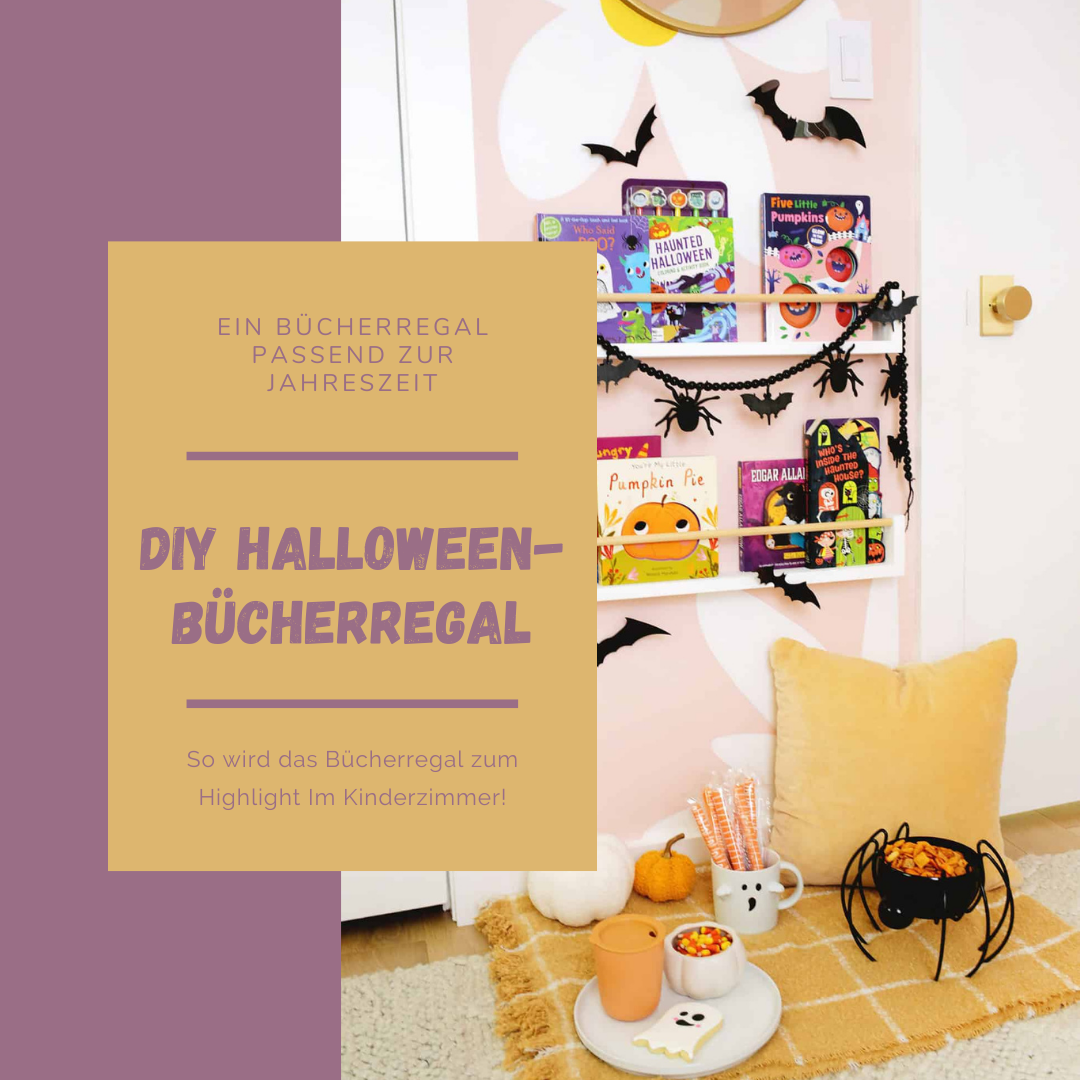 Halloween-Bücherregal für Kinder