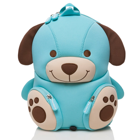 Pandana Kinderrucksack Hubert Hund mit Brustgurt für Jungen und Mädchen ab 2 Jahren - Pandana